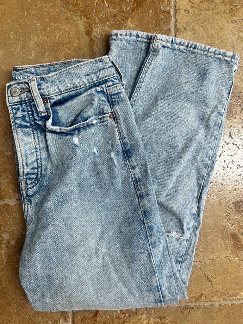 EUC Old Navy Sky-Hi Straight Jeans - Size 4